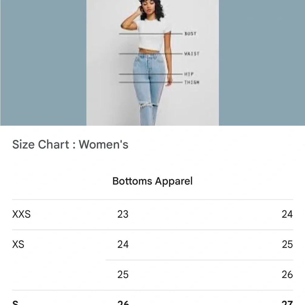 PacSun Denim Blue Jeans Mom Jean Fit size 25 - Picture 6 of 12